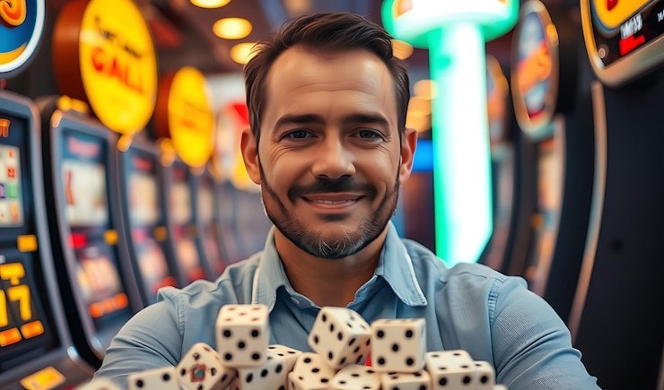 Gambaran ilustrasi keamanan dan perlindungan data pribadi pada platform hiburan digital